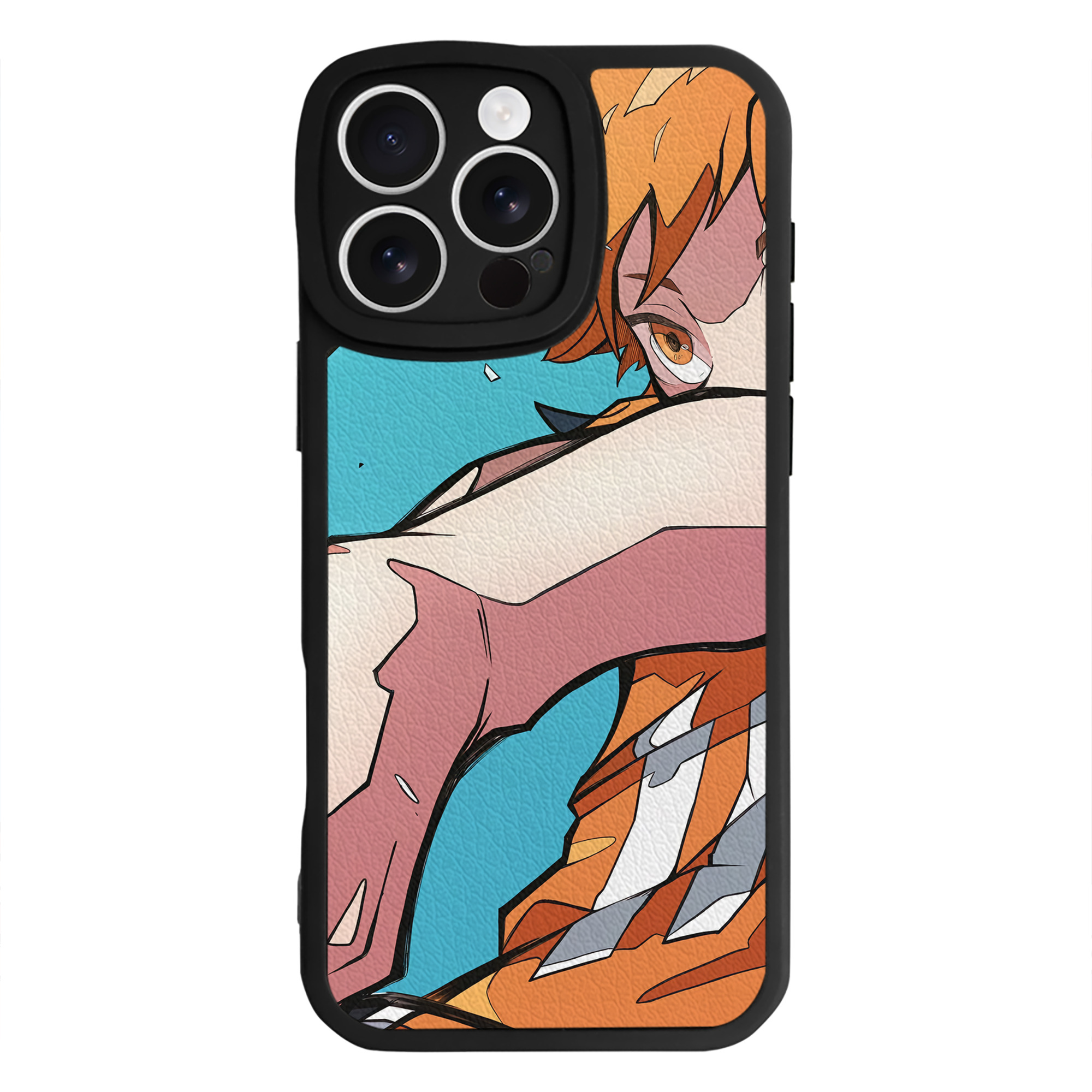（画像用） ハイキュー!! Haikyu!! 【iPhone 16シリーズ対応】シリコンスマホケース（レザー調） 材質：シリコン